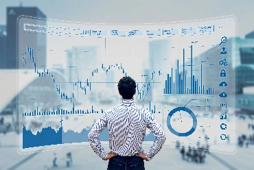 Изображение мужчины на баннере